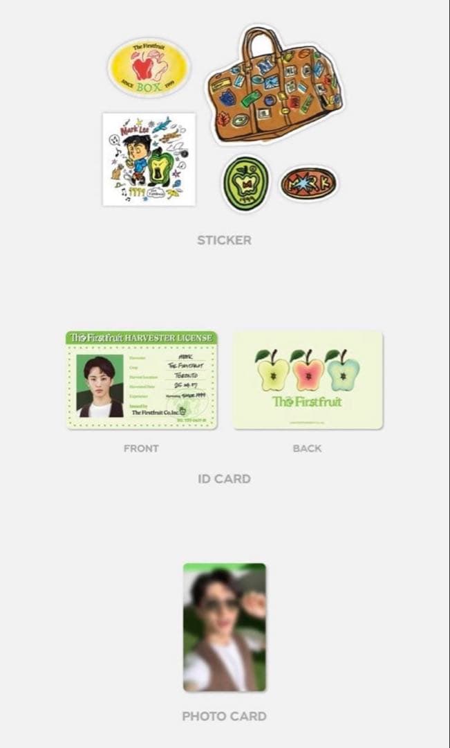 【新品未開封】NCT MARK / The Firstfruit BOX SET