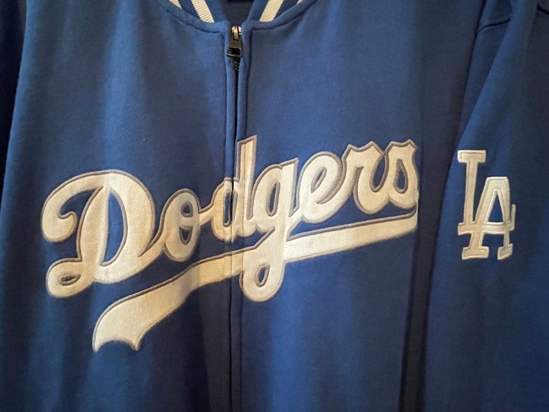 【レア】【国内未販売】47 Dodgers ジップアップジャケット 青
