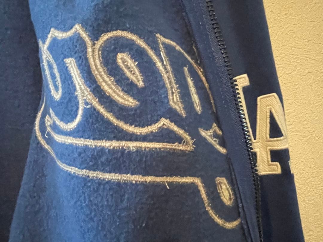 【レア】【国内未販売】47 Dodgers ジップアップジャケット 青