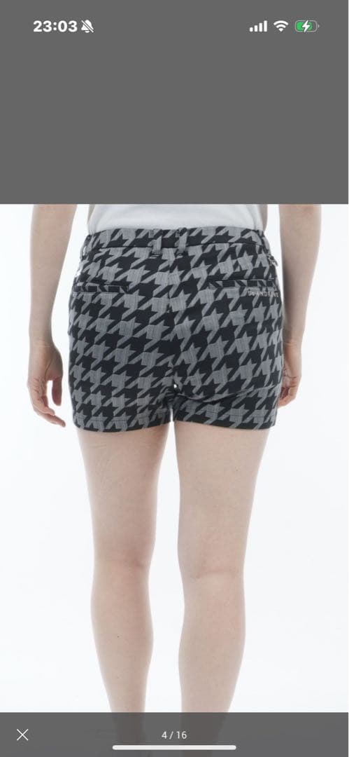 【新品・2万円値引き】SANDREWS ハウンドトゥース柄 高級パンツ