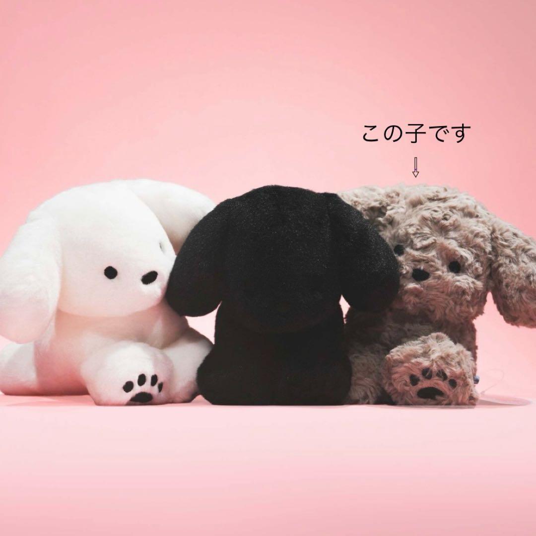 ほぼ日曜日 いぬのぬいぐるみ / てらおかなつみ 吉澤嘉代子　はいいろ　グレー