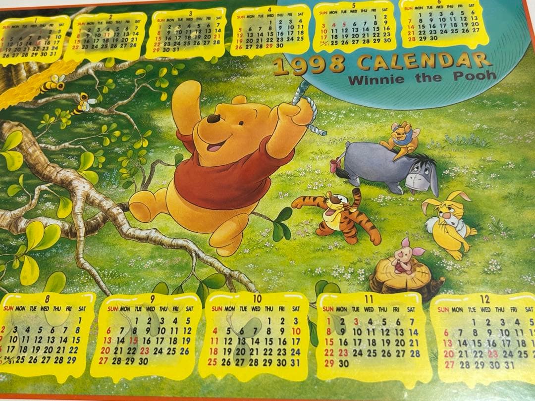 1998プーさんカレンダージグソーパズル