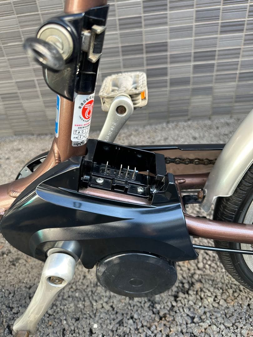 最終価格パナソニック　ビビ　20インチ電動アシスト自転車 前面バスケット付き