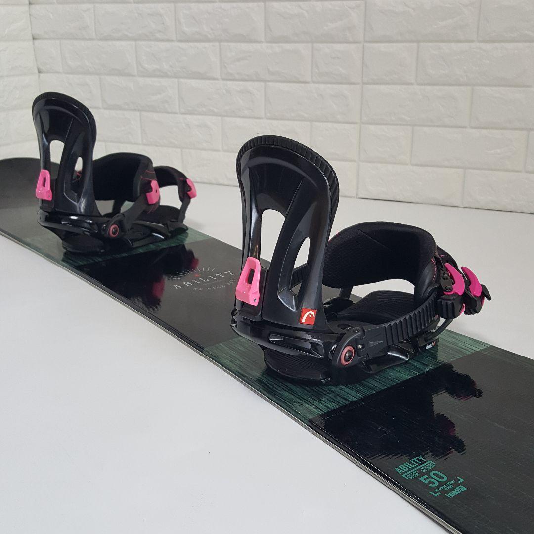 HEAD レディース 2点セット ボード ABILITY 150 × バイン