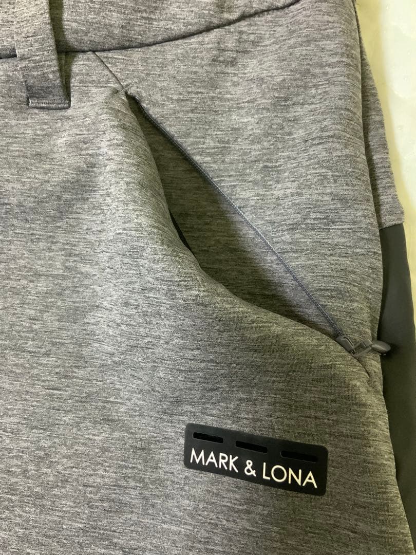 MARK & LONA アシンメトリックスカート グレー