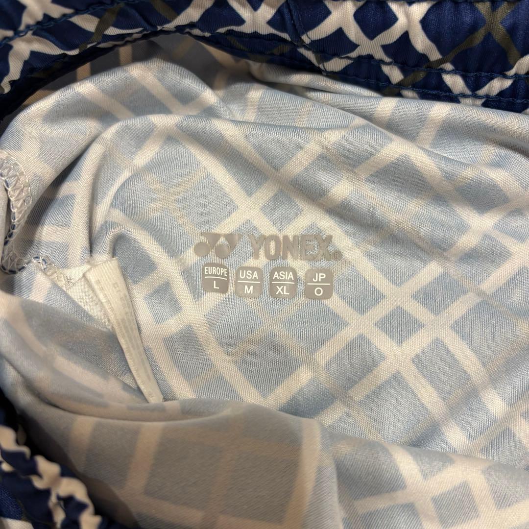 【美品】ハーフパンツ　Oサイズ　ヨネックス　テニス　バドミントン チェック柄
