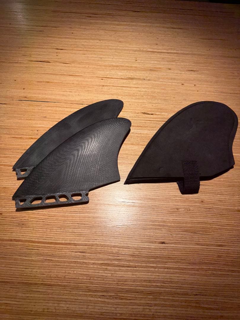ツインフィン、キールフィンHand Foiled Keel Fins