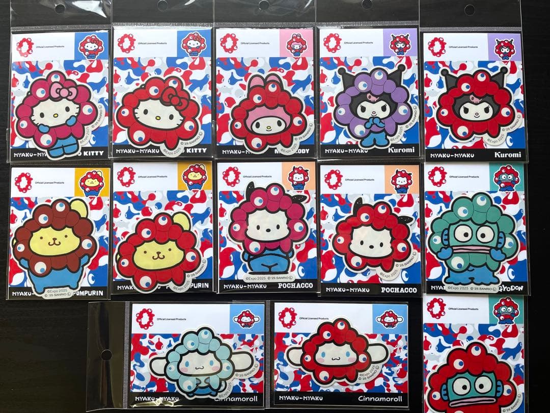 【新品未開封】サンリオ ミャクミャクなりきりアパレルステッカーシール 万博完売品