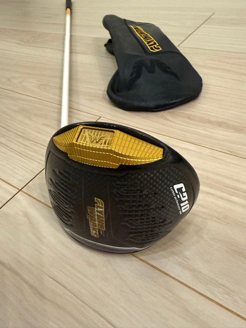 [美品]FLYING WORKS CP10 ドライバー ブラック/ゴールド