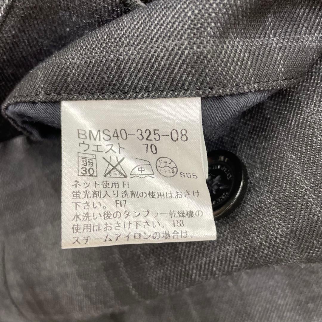 ☆ BURBERRY BLACK LABEL チェック柄 カーゴパンツ 70