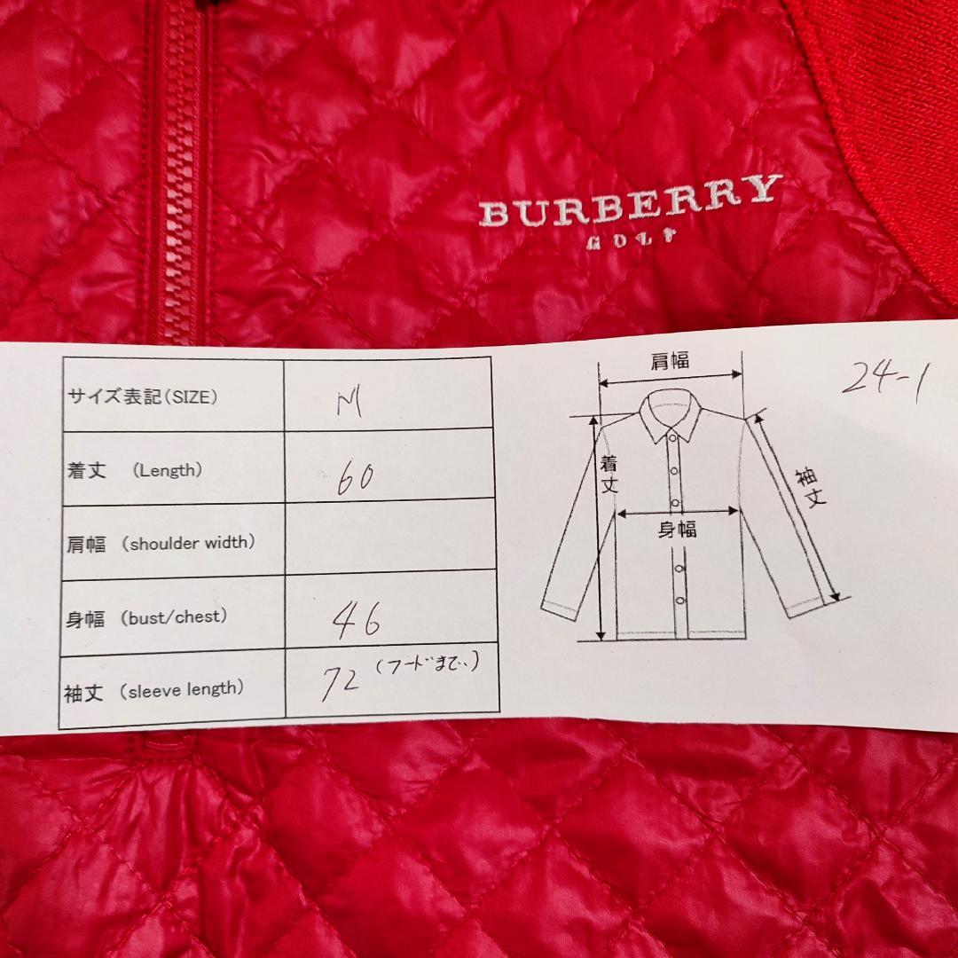 24-1 BURBERRY GOLF バーバリー　キルティングジャケット M