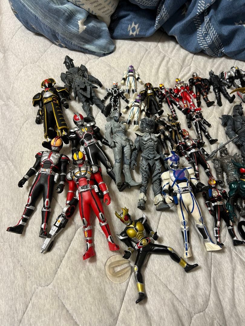 仮面ライダー555(ファイズ)&アギト　ソフビ　フィギュア　セット 多数