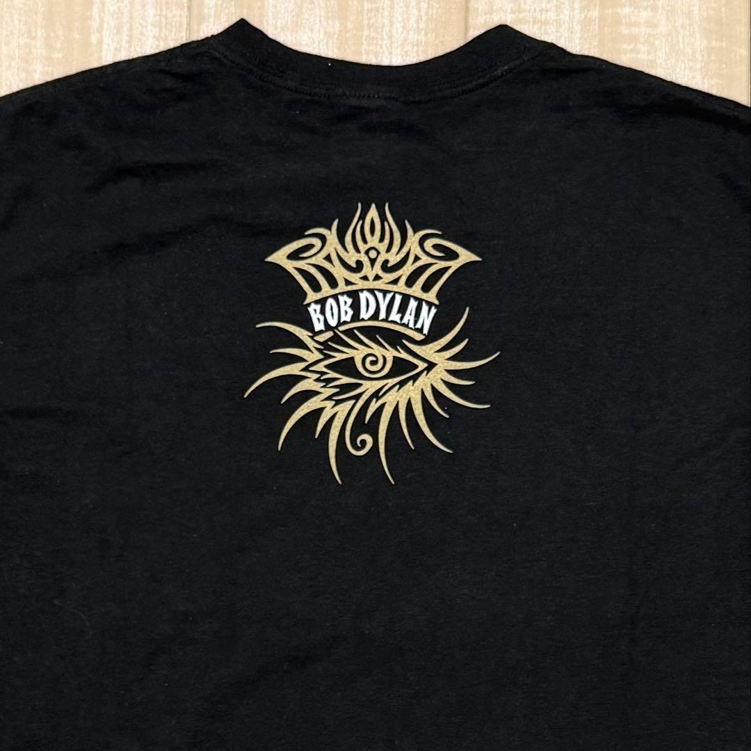 極美品 anvil 赤バータグ ボブディラン Tシャツ M 00s トライバル