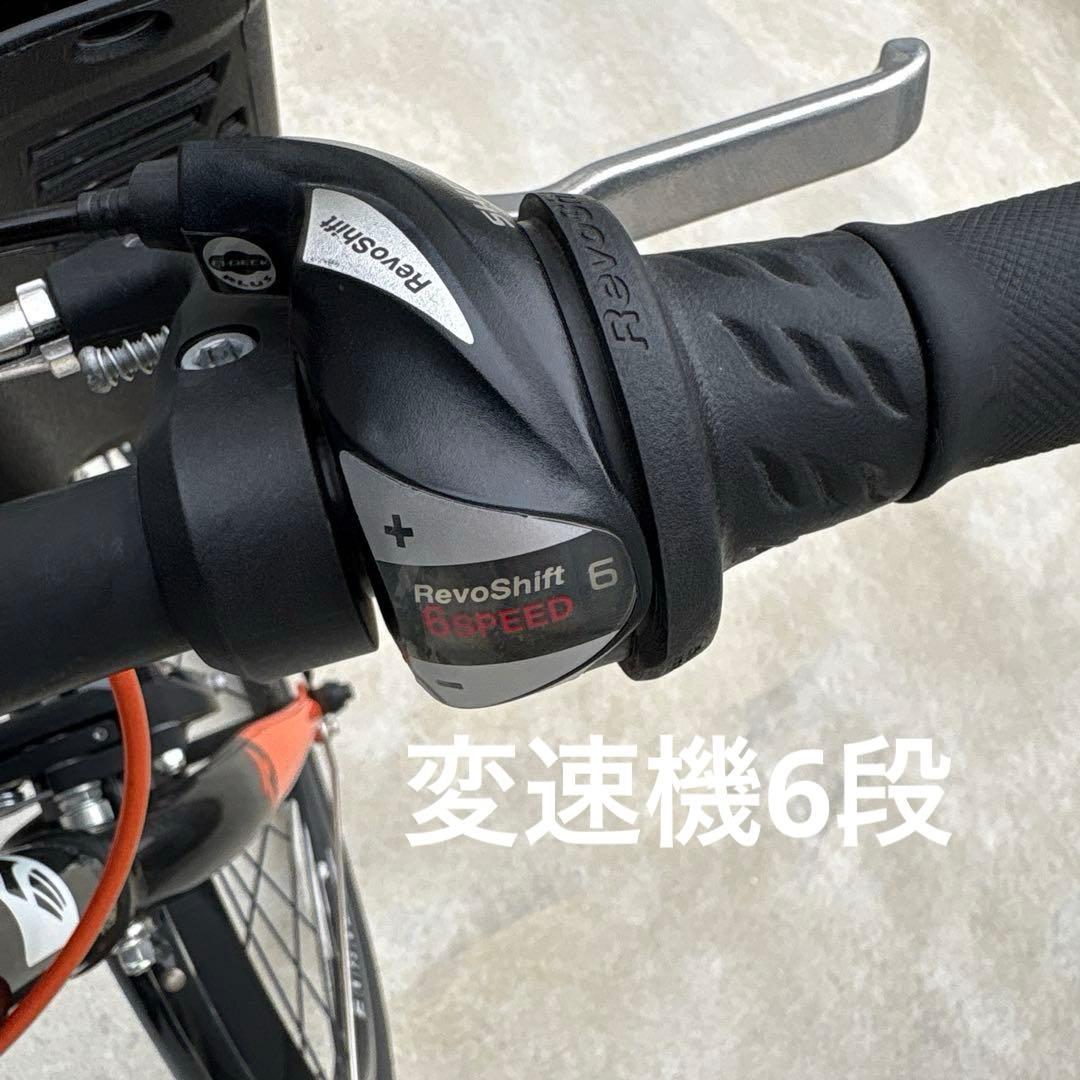 【大阪引き取り限定】asahi 22インチ 子供用自転車 前カゴ付き 黒