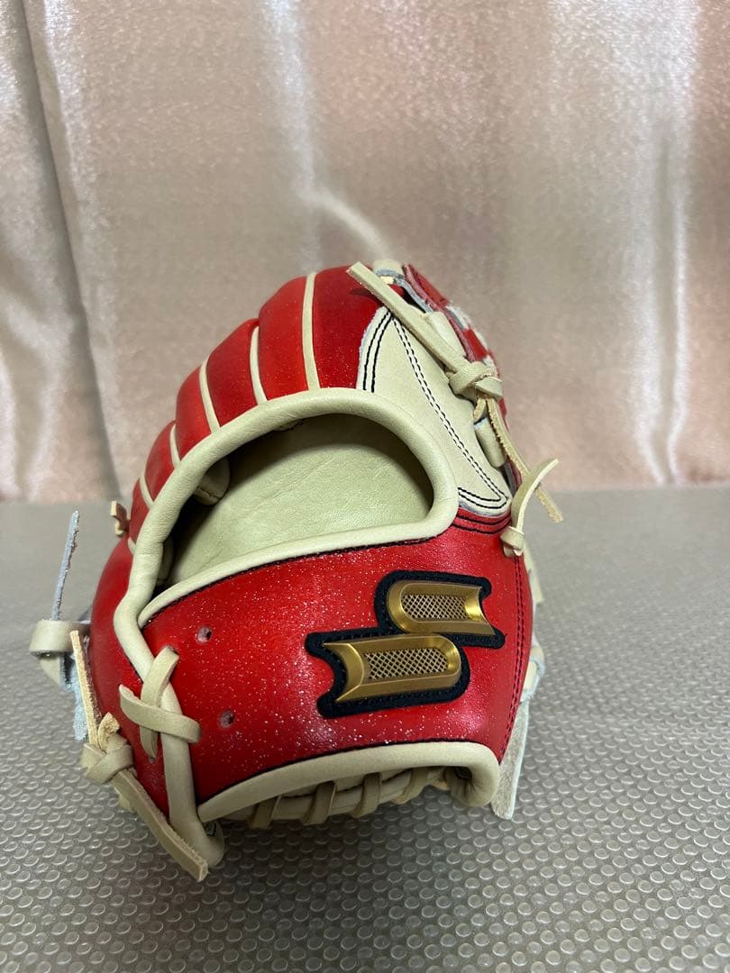 超軽量限定 SSK 一般軟式 内野用　軟式グローブ プロエッジ 限定ラメレザー