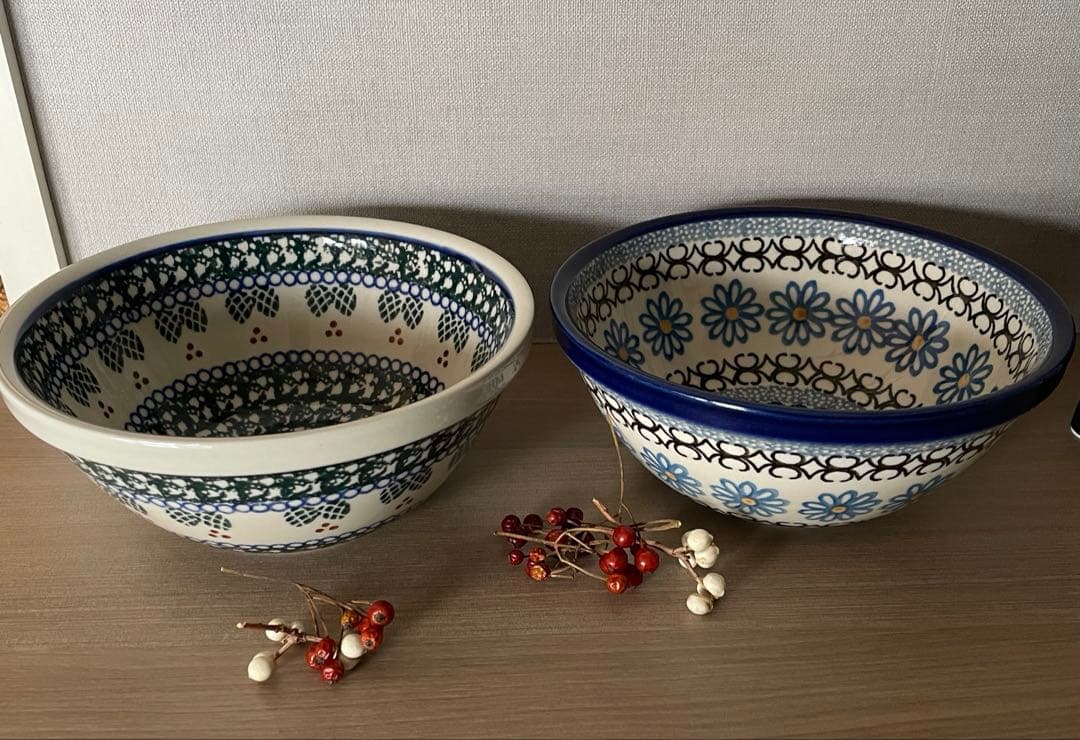 ポーランド食器　大鉢二個セット