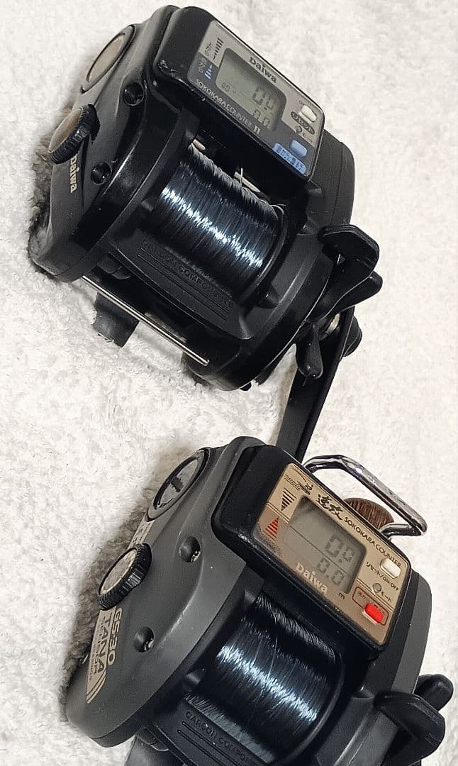 ダイワタナセンサーGS-30&X350デジタル深度カウンター付船釣りリール