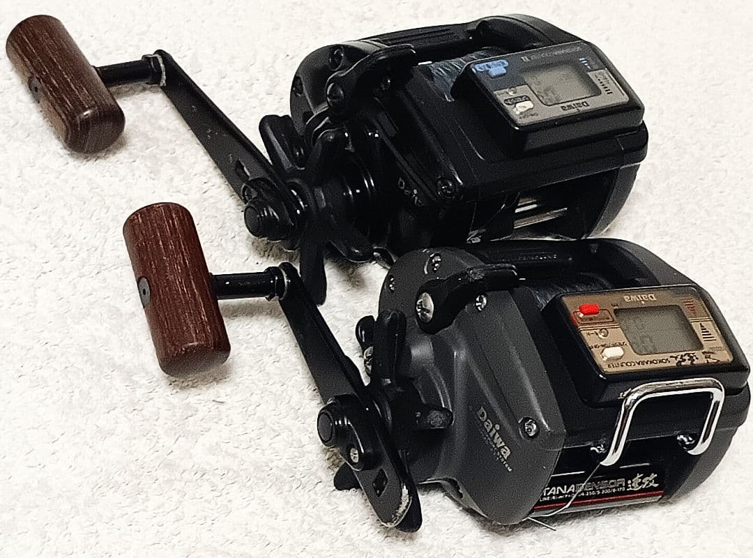 ダイワタナセンサーGS-30&X350デジタル深度カウンター付船釣りリール