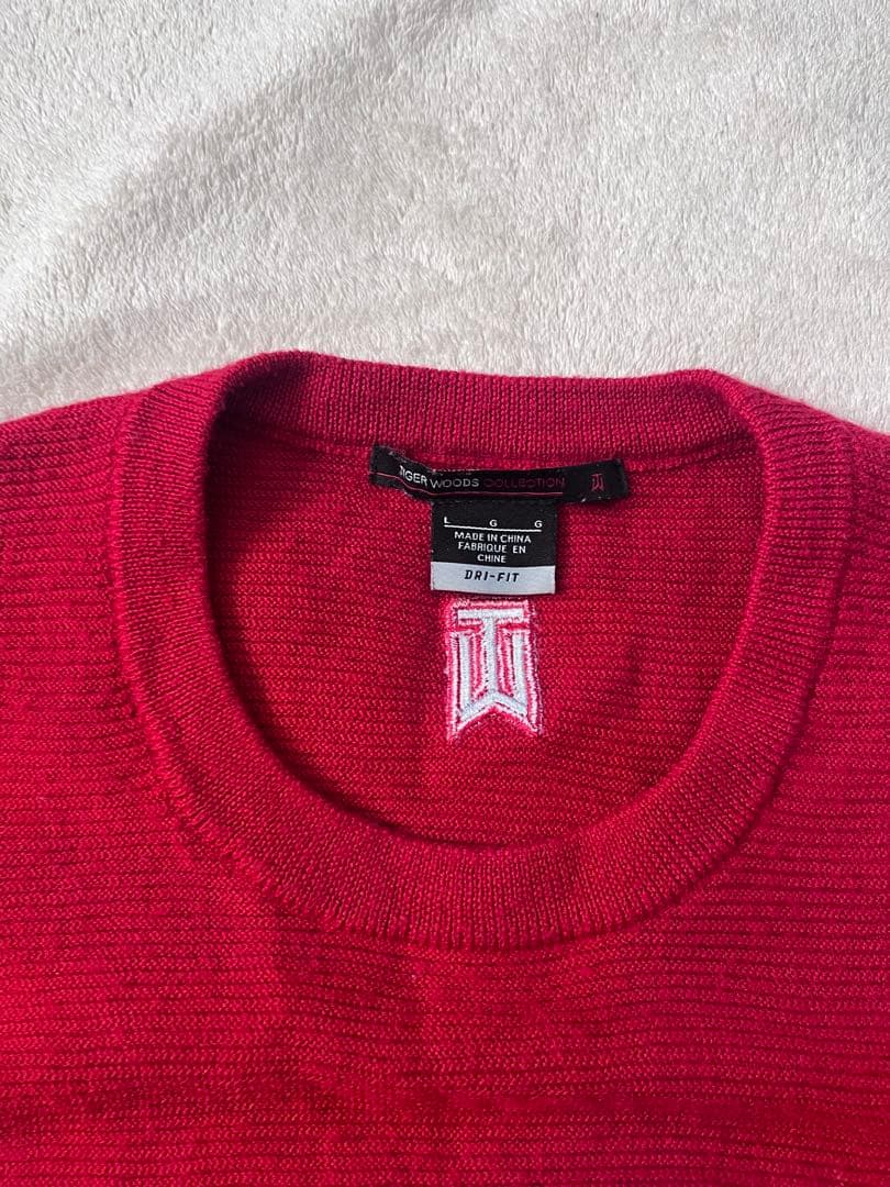 こばNIKE GOLF タイガーウッズコレクション ニット y2k