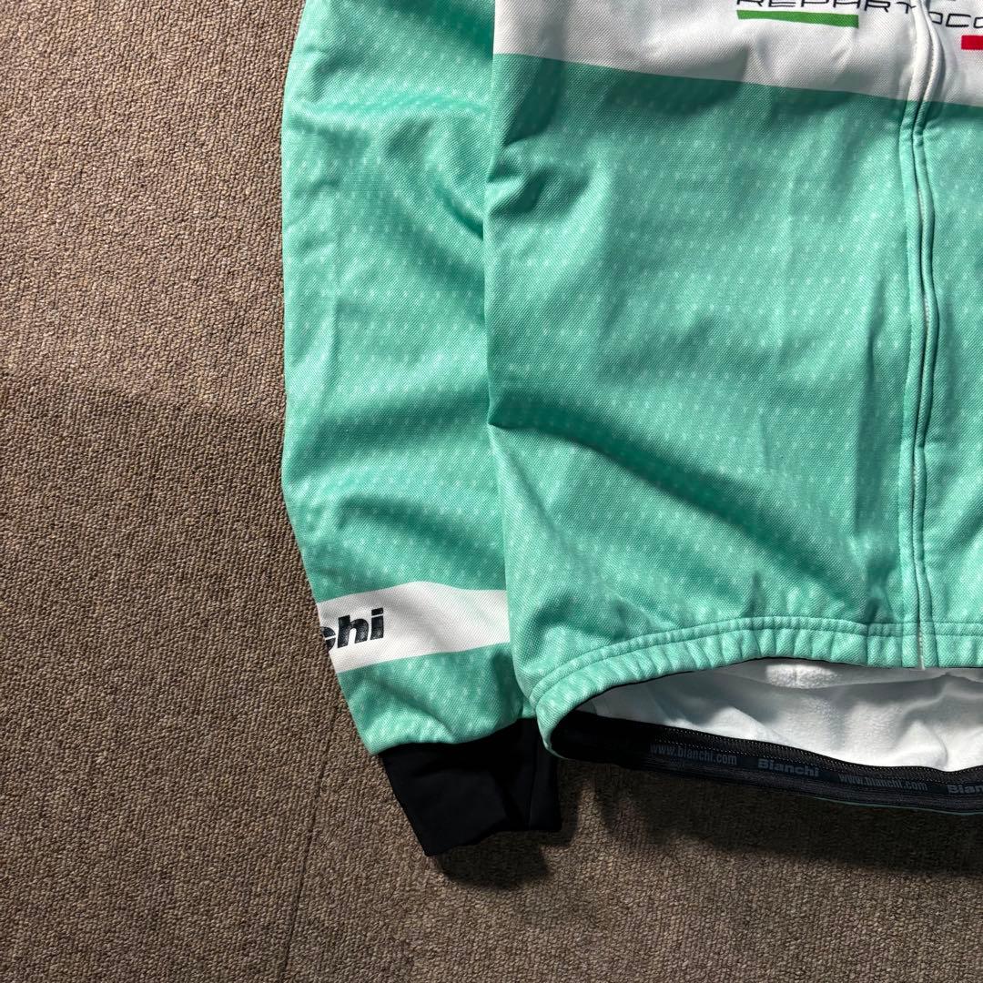 イタリア製 Bianchi ジャージ トラックジャケット サイクルウェア