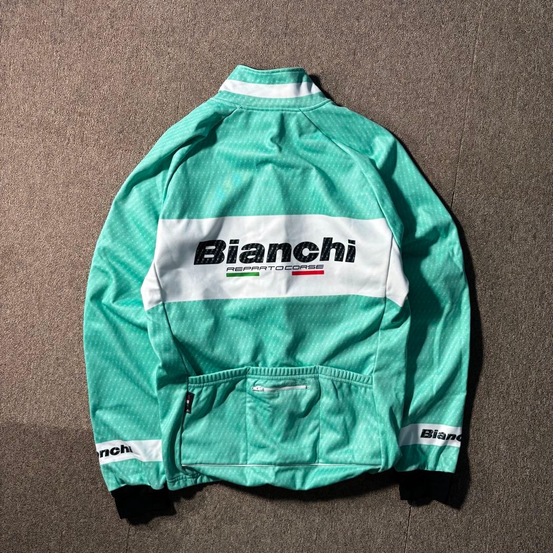 イタリア製 Bianchi ジャージ トラックジャケット サイクルウェア
