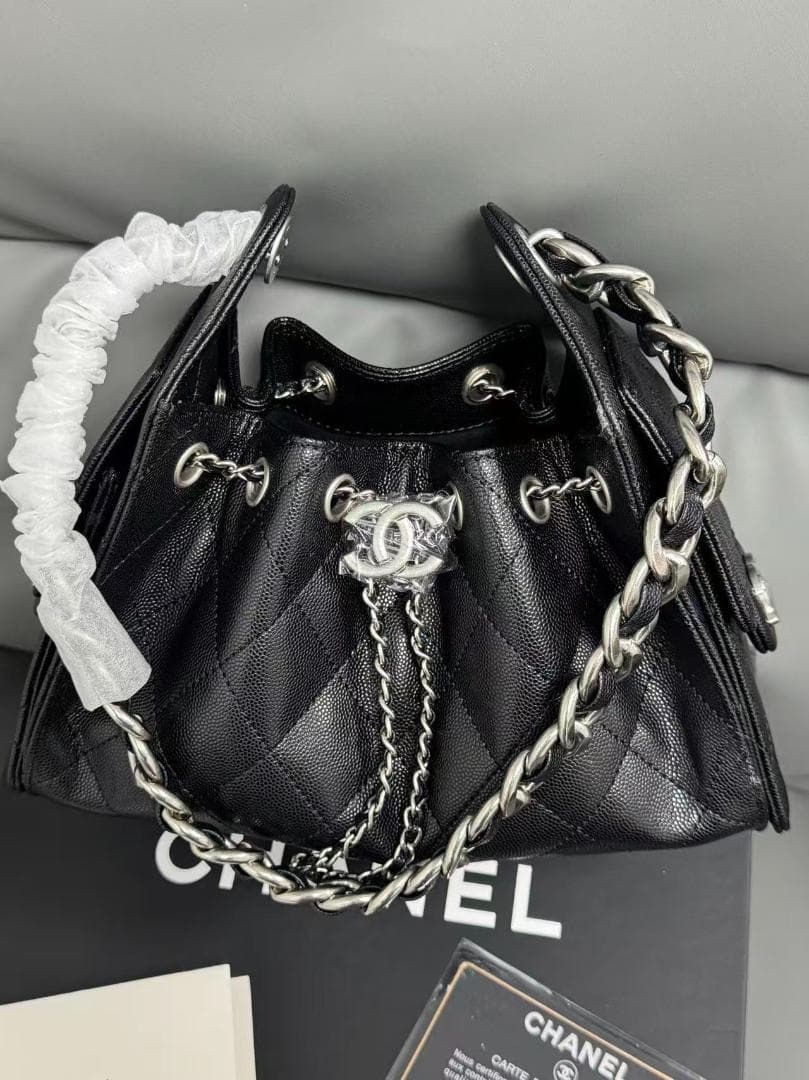 高級感 25bag miniブラック ショルダーバッグ