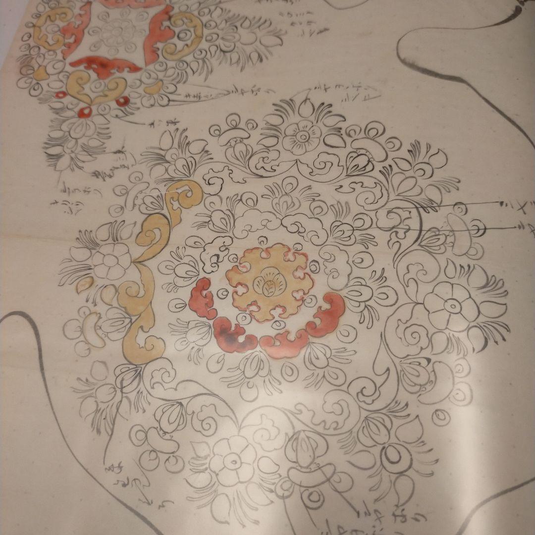 超貴重古い水墨画　絵師による仏画写し下絵沢山　日本画