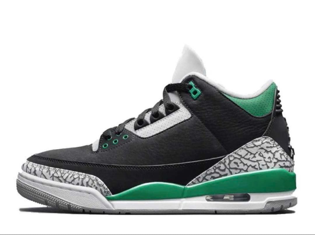シューズ(男性用) Nike Air Jordan 3 \"Pine Green\"