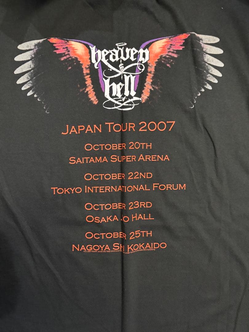 激レア BLACK SABBATH HEAVEN AND HELL Tシャツ L
