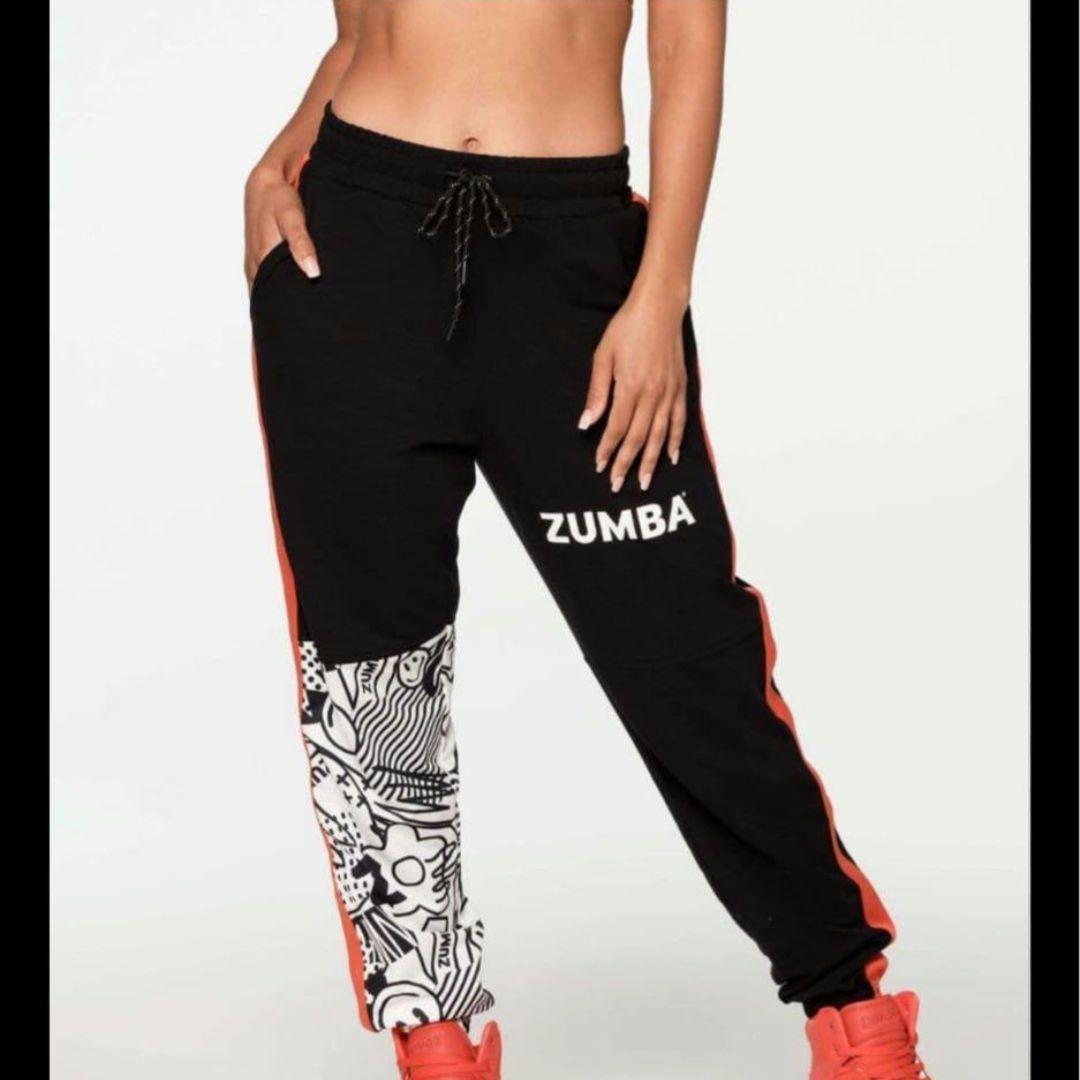 ZUMBA ズンバ スウェット ジョガーパンツ にこちゃんマーク M