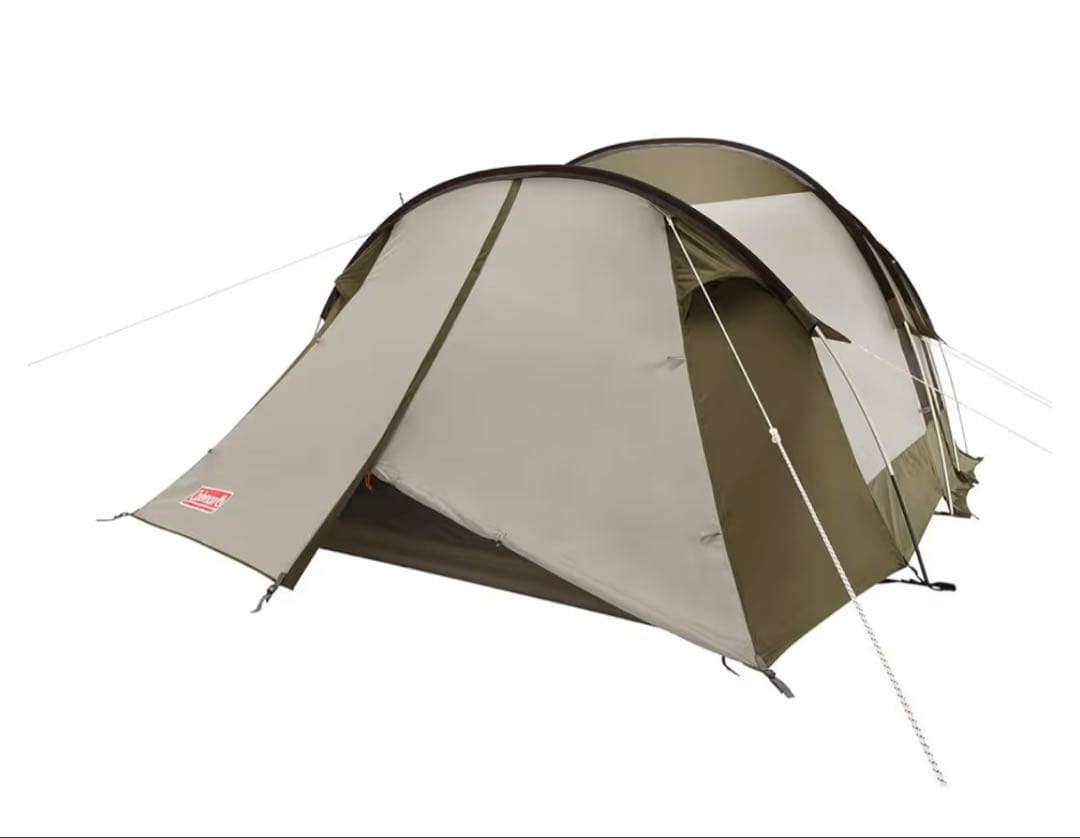 Coleman トンネル2ルームハウスldx オリーブ色 グランドシート付き