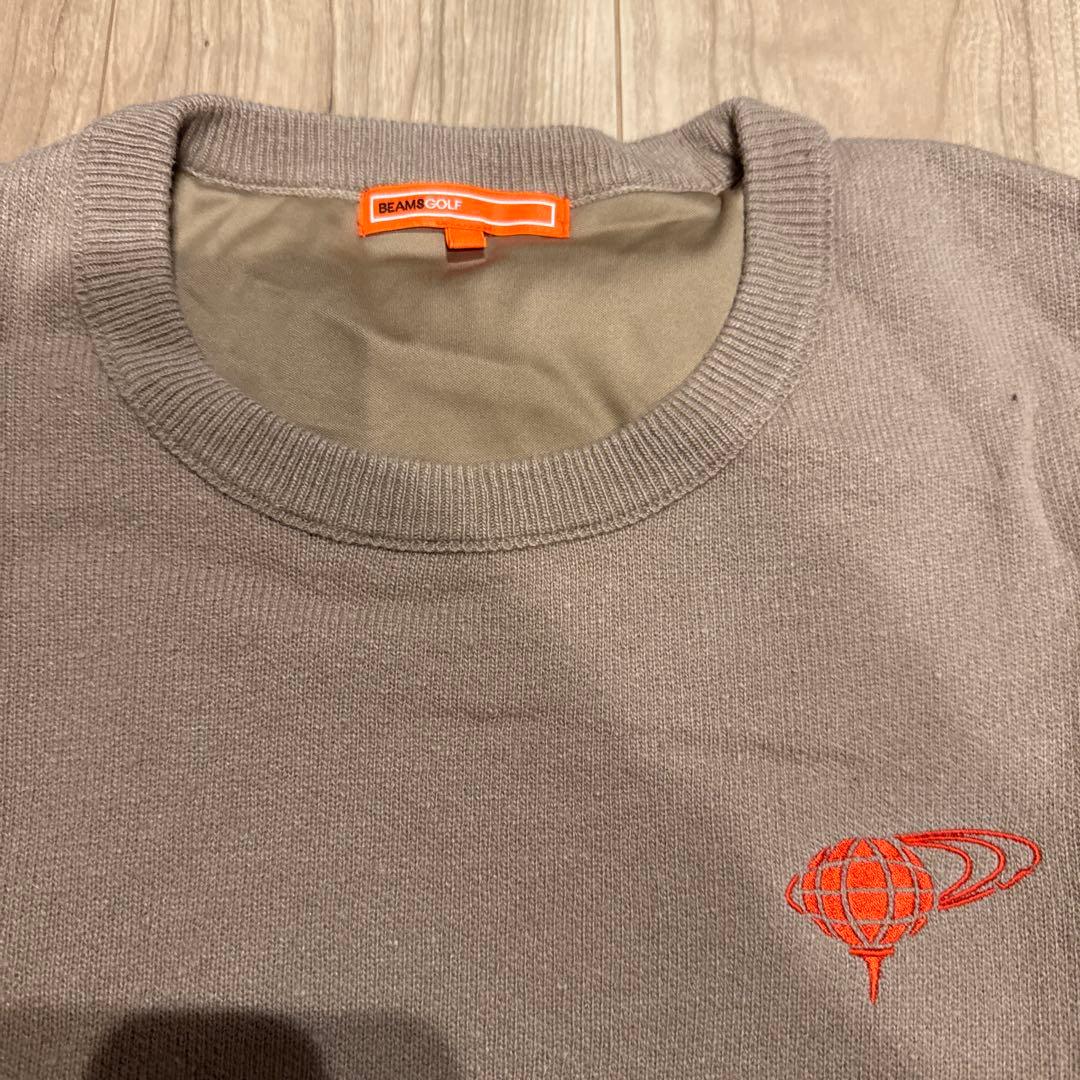 冬ゴルフ！！BEAMS GOLF Mサイズ 切替ニット