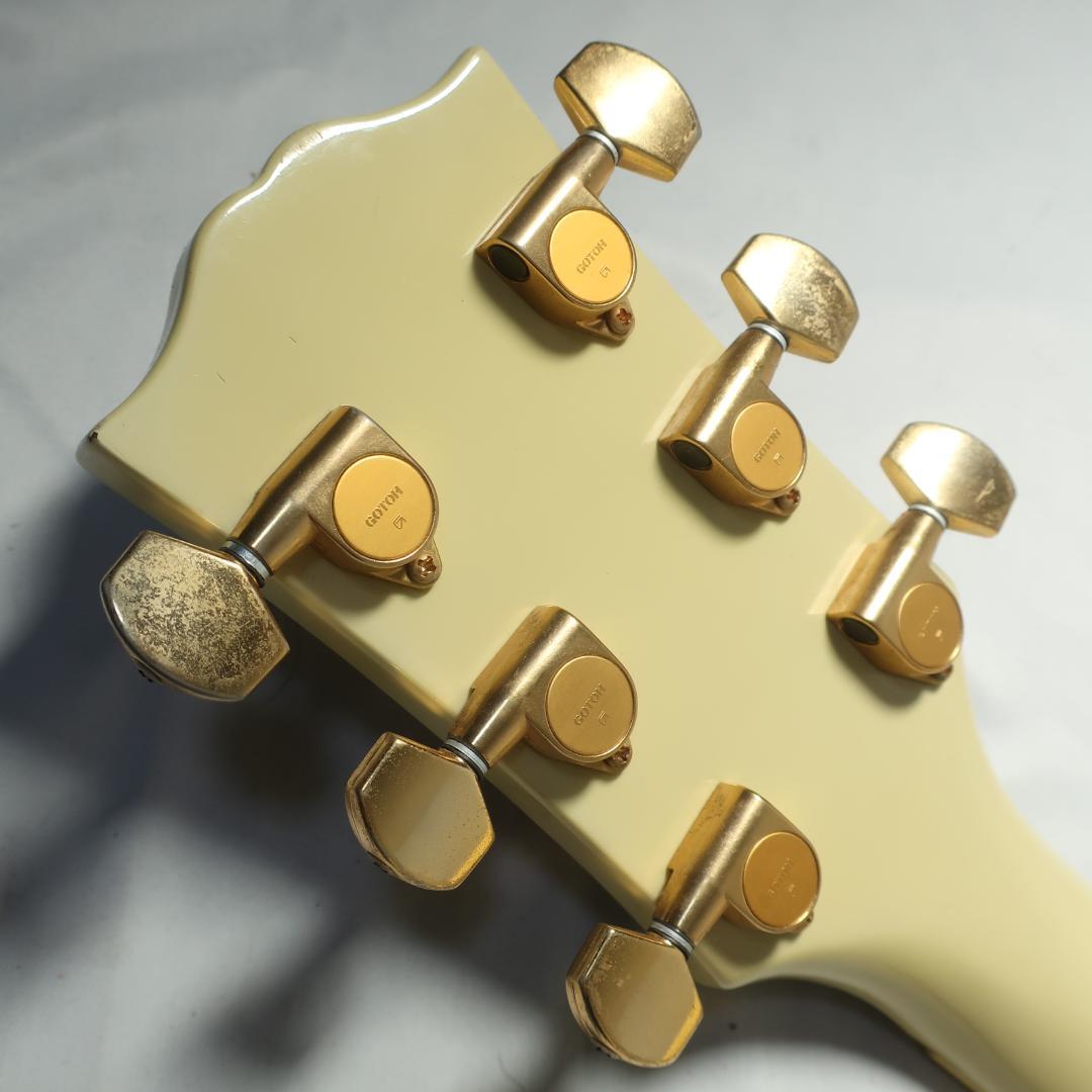 Burny レスポールカスタム エレキギター ケース付 フレットバインディング