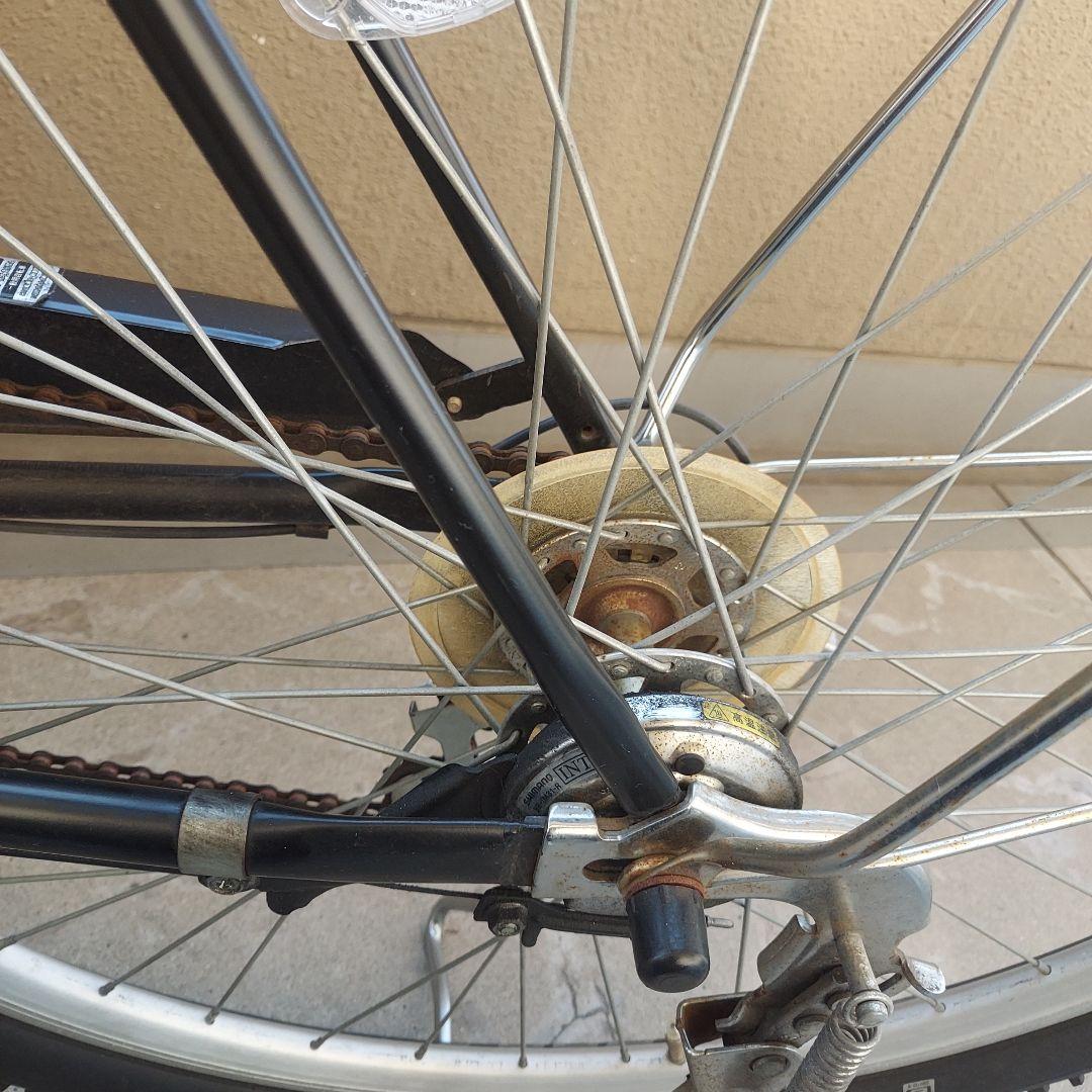 29インチ　自転車　ツヤ消し　ブラック　黒　マットブラック　大型