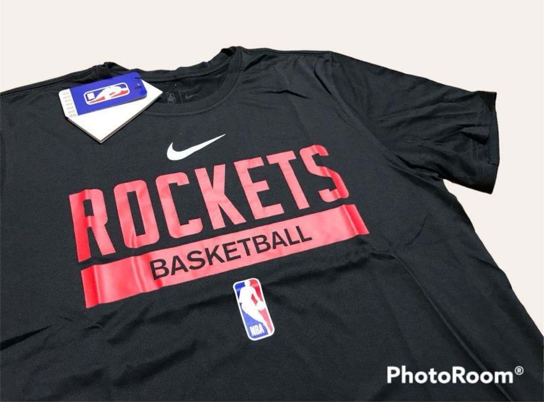 ラスト1点 NBA Rockets Nike PracticeTシャツ Lサイズ