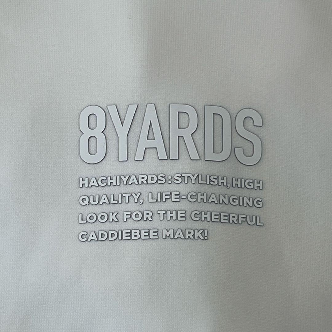 8YARDS ハチヤーズ ノースリーブパーカー ゴルフウェア ホワイト