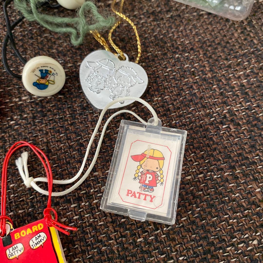 サンリオレトロ　パティ&ジミー　森永キャラメルおまけ　サンリオショップおまけ