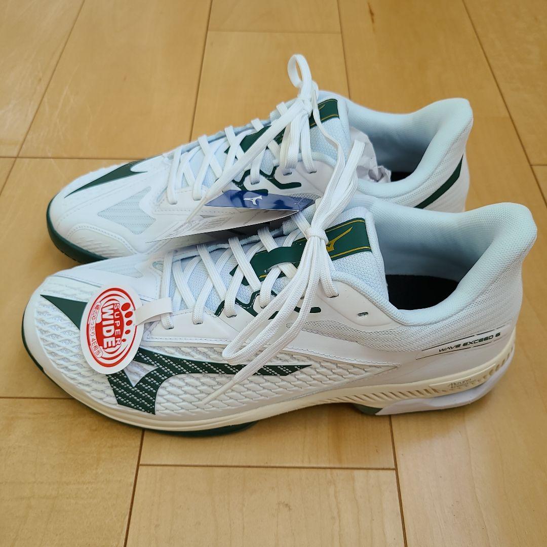 【新品未使用】Mizuno テニスシューズ 28.0cm スーパーワイド