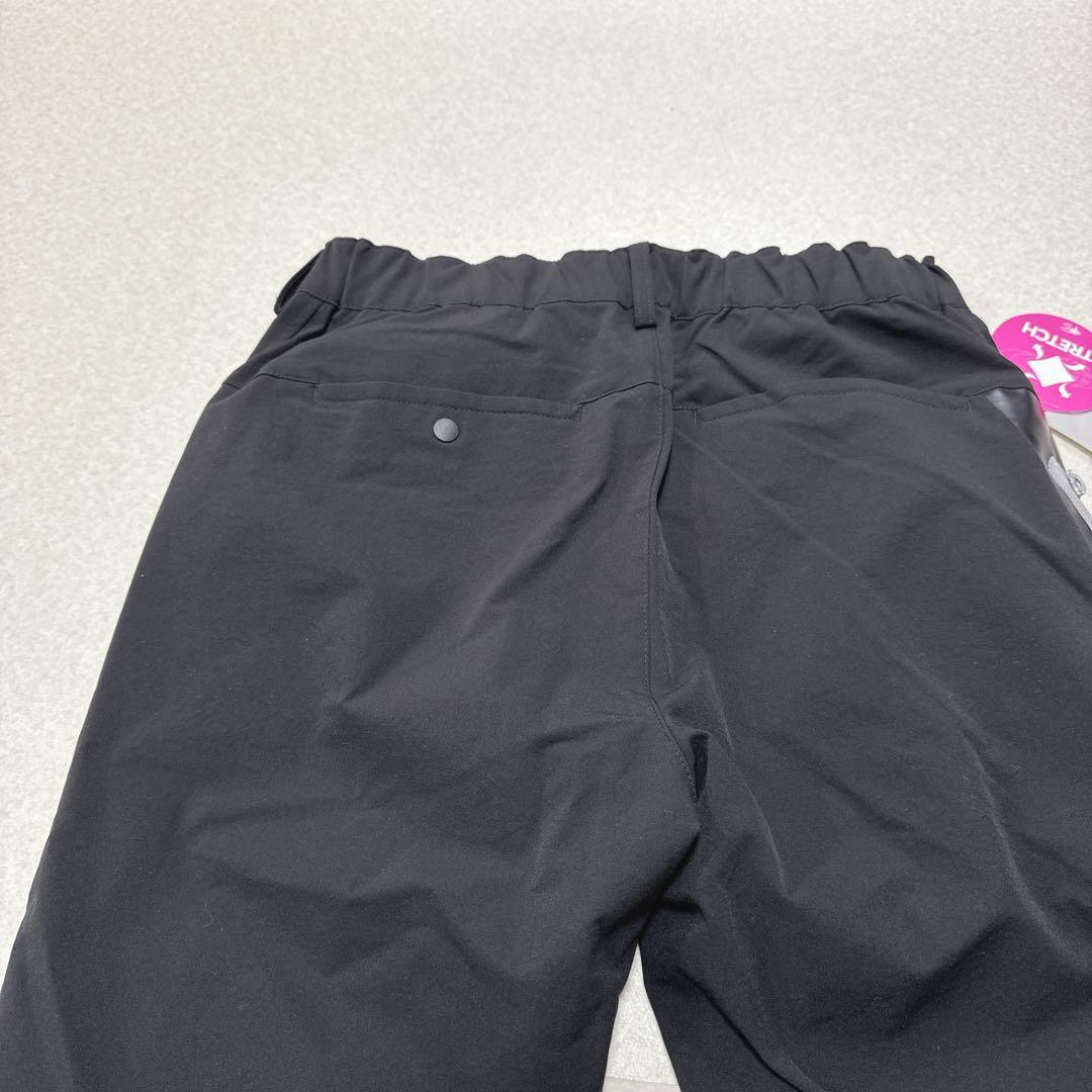 新品タグ⭐️BEAMS GOLF ストレッチパンツ ロゴジップ ブラック S