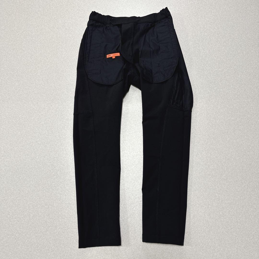新品タグ⭐️BEAMS GOLF ストレッチパンツ ロゴジップ ブラック S