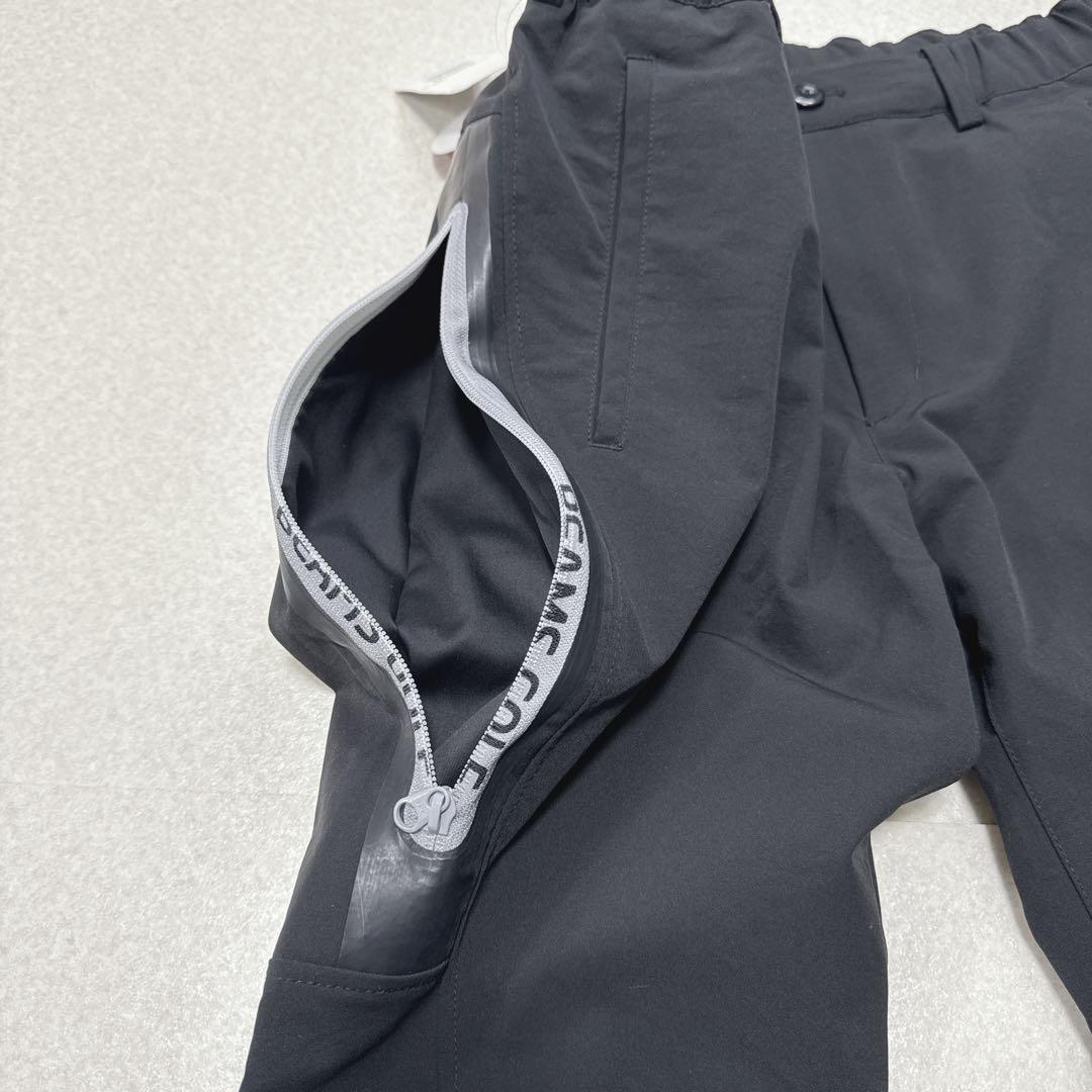 新品タグ⭐️BEAMS GOLF ストレッチパンツ ロゴジップ ブラック S
