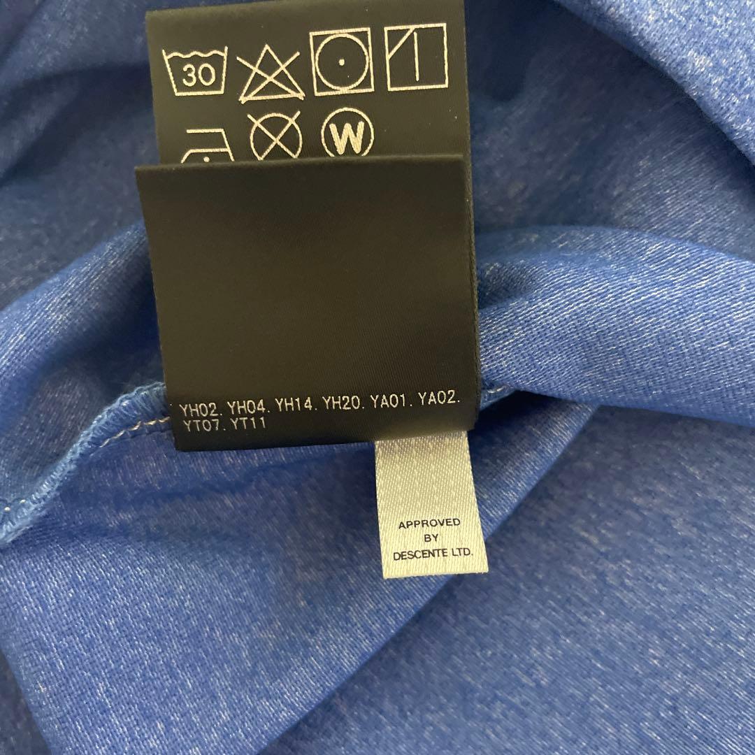 新品タグ付 DESCENTE GOLF デサントゴルフ ハーフジップシャツ L