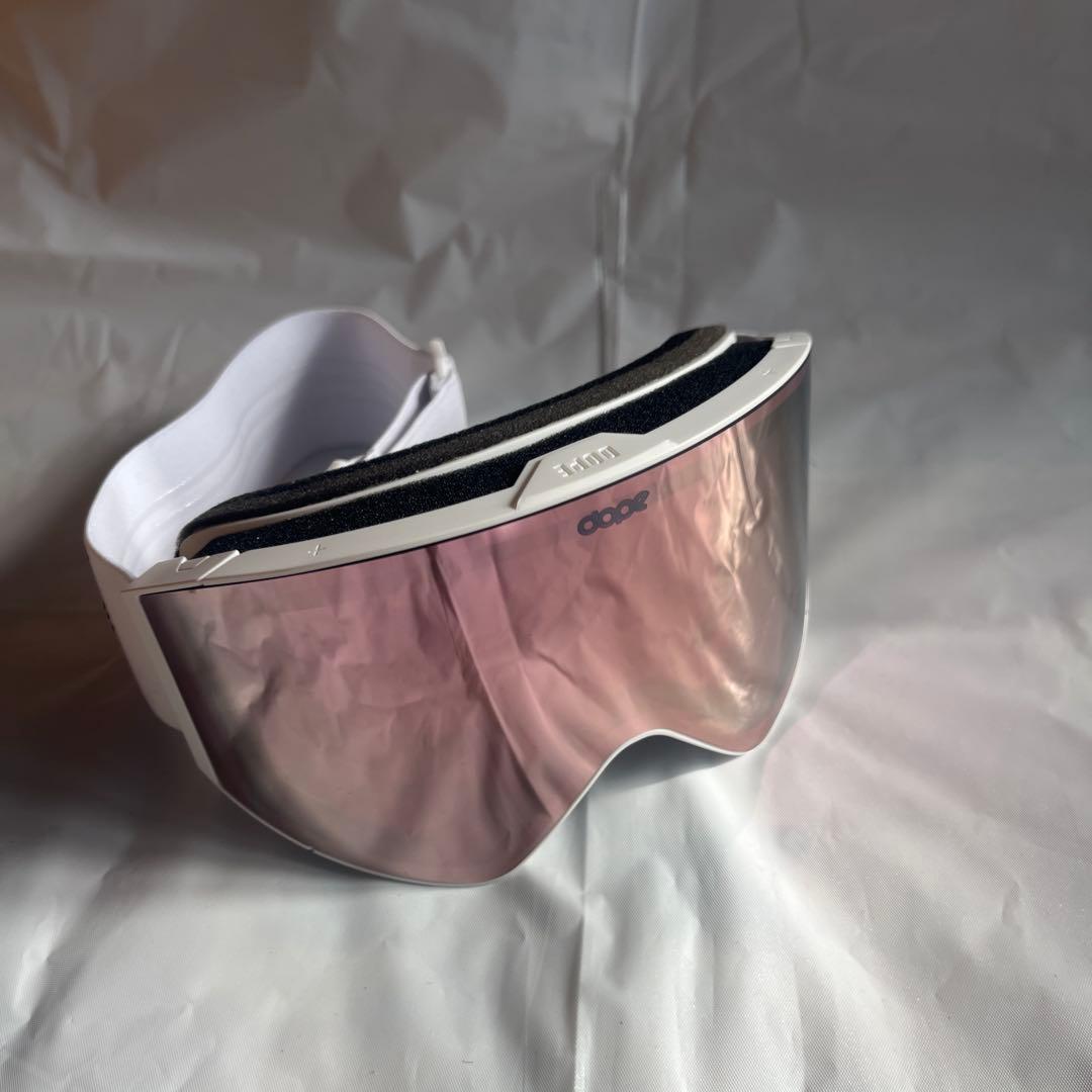  ゴーグル White/Champagne Mirror