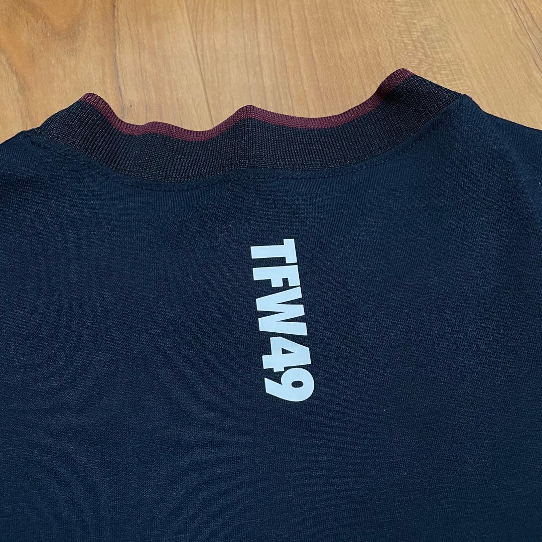新品　2025モデル　TFW49 モックネック　Tシャツ ネイビー　XXLゴルフ