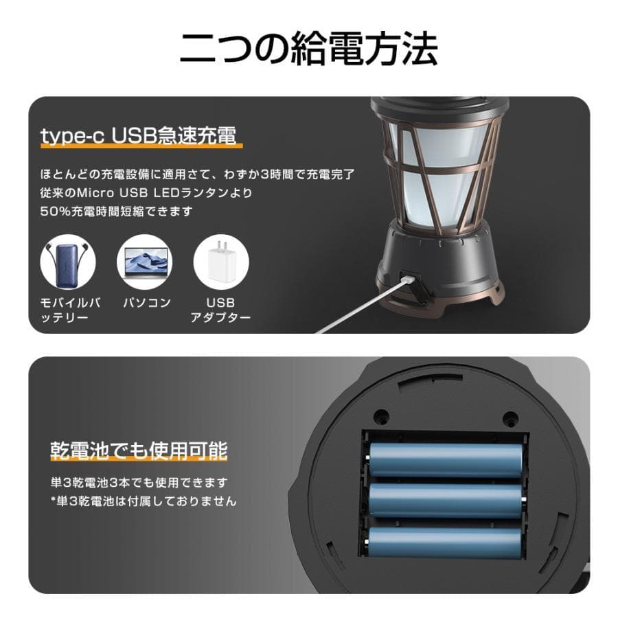 防災用品セット 災害用 停電用 電池式充電式ランタン 作業用 アウトドア 夜釣り