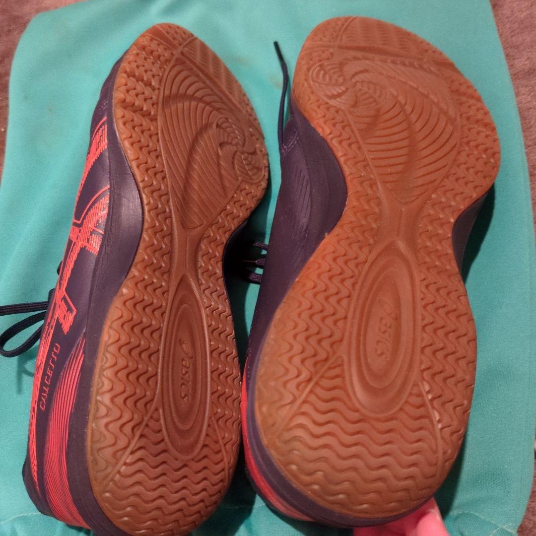 ASICS アシックス フットサルシューズ　紺色