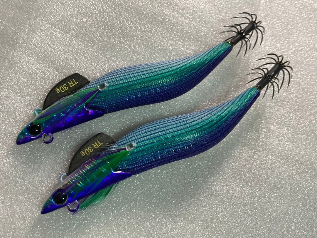 ダートマックス　TR 30g パープルボーダーグリーン　ティップラン　エギ