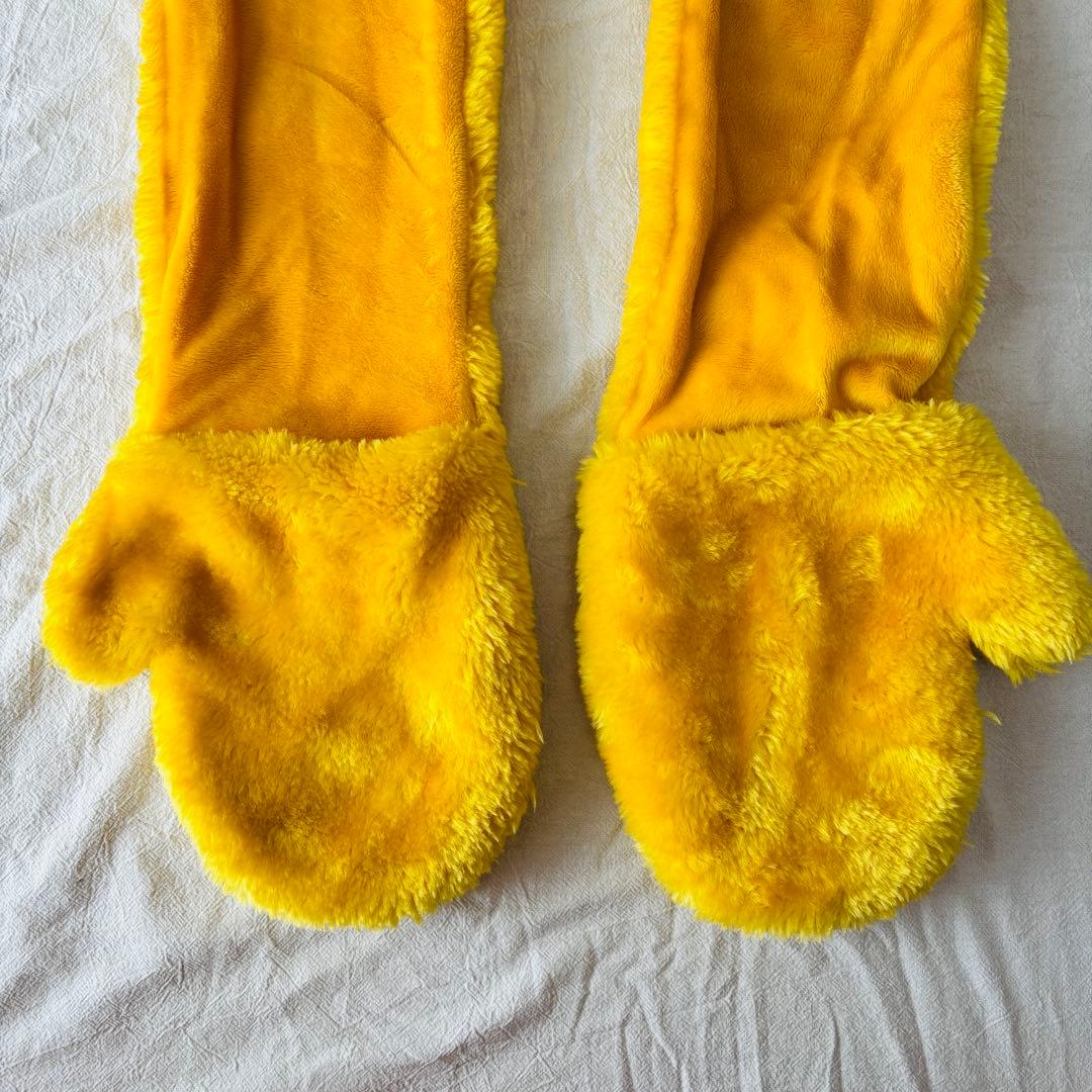 美品 レア くまのプーさん ディズニー マフラーキャップ