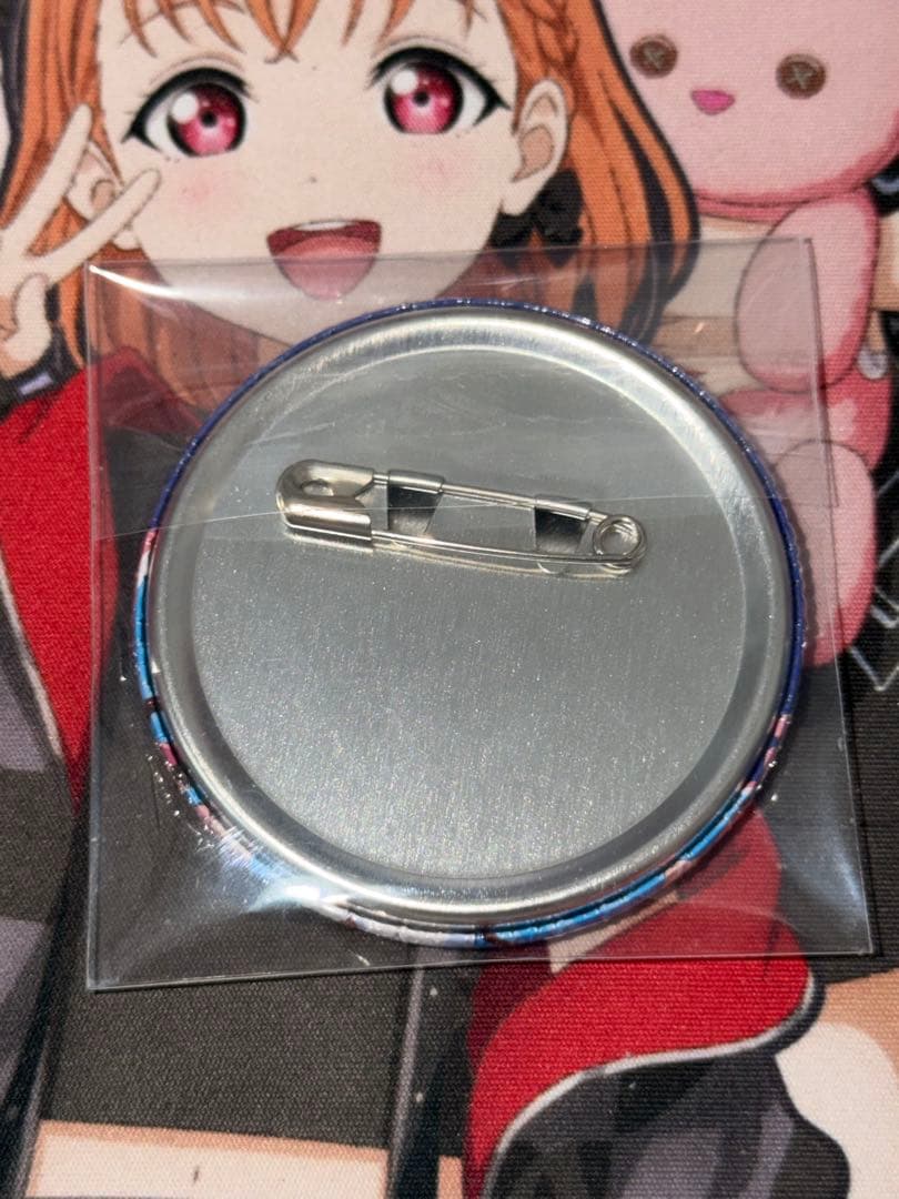 桜内梨子　アスルクラロ沼津照明改修プロジェクト　缶バッジ　Aqours