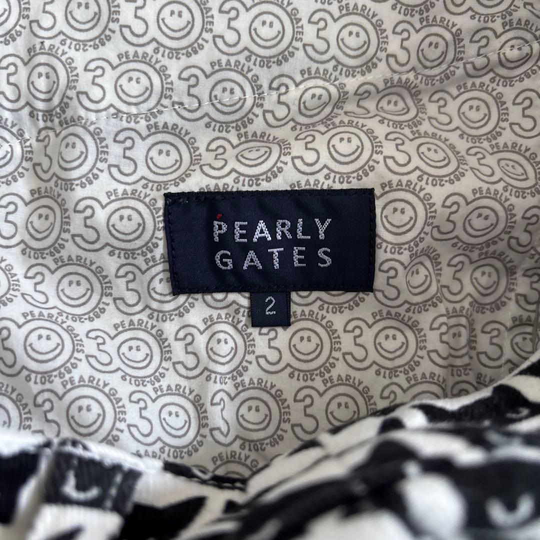 PEARLY GATES 黒猫柄スカート　L